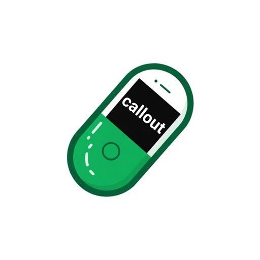 Pump Phone — a green phone shaped like a pill